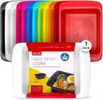 Rapid Ramen Cooker | Microwavable Cookware for Instant Ramen | BPA Free and Dishwasher Safe | Perfect for Dorm, Small Kitchen or Office | Purple, 2 Pack